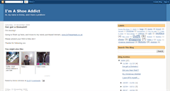 Desktop Screenshot of imashoeaddict.blogspot.com