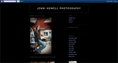 Desktop Screenshot of jennihowellphotography.blogspot.com
