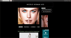 Desktop Screenshot of nicolekidmanass.blogspot.com