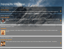 Tablet Screenshot of enjoyingthelittlethings-shell.blogspot.com