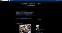 Desktop Screenshot of flowercompanyofsc.blogspot.com