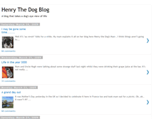 Tablet Screenshot of henrythedogdiaries.blogspot.com