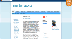 Desktop Screenshot of msnbc-sports.blogspot.com