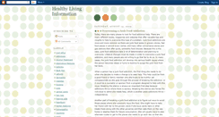 Desktop Screenshot of healthyandalive.blogspot.com