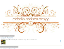 Tablet Screenshot of michelleerickson.blogspot.com