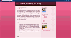 Desktop Screenshot of fashionphilosophyandreality.blogspot.com