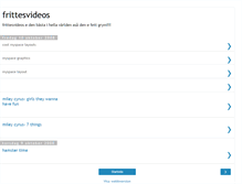 Tablet Screenshot of frittesvideos.blogspot.com