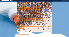 Desktop Screenshot of gamedayglitterati.blogspot.com