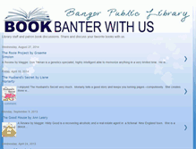 Tablet Screenshot of bangorpubliclibrarybookbanter.blogspot.com