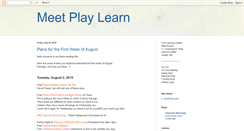 Desktop Screenshot of meetplaylearn.blogspot.com