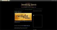 Desktop Screenshot of breakingdawn-the-movie.blogspot.com