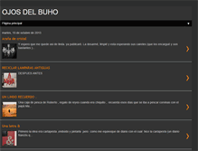 Tablet Screenshot of ojosdelbuho.blogspot.com