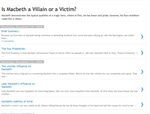 Tablet Screenshot of macbeth27.blogspot.com