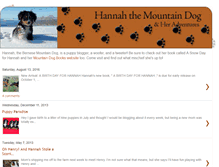 Tablet Screenshot of mountaindogbooks.blogspot.com