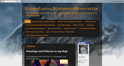 Desktop Screenshot of laurenlanitastorysinger.blogspot.com