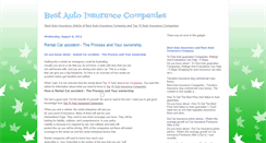 Desktop Screenshot of best-autoinsurance-companies.blogspot.com