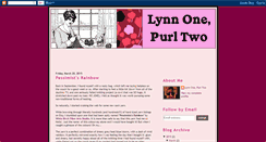 Desktop Screenshot of lynn1purl2.blogspot.com
