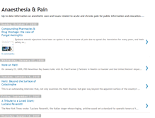 Tablet Screenshot of anaesthesia-pain.blogspot.com