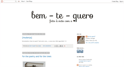 Desktop Screenshot of bem-te-quero.blogspot.com