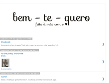 Tablet Screenshot of bem-te-quero.blogspot.com