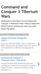 Mobile Screenshot of commandconquer3tiberiumwars.blogspot.com