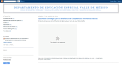 Desktop Screenshot of departamentodeeducacionespecialvm.blogspot.com