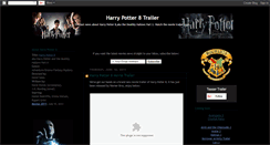 Desktop Screenshot of harry-potter-8-trailer.blogspot.com