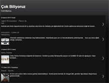 Tablet Screenshot of cokbiliyoruz.blogspot.com