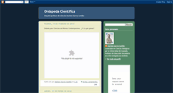 Desktop Screenshot of orospedacientifica.blogspot.com