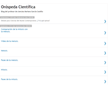 Tablet Screenshot of orospedacientifica.blogspot.com