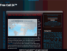 Tablet Screenshot of freecall24.blogspot.com