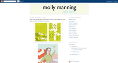 Desktop Screenshot of mollymanningillustration.blogspot.com