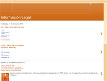 Tablet Screenshot of inforlegal.blogspot.com