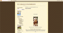 Desktop Screenshot of conoscasucaballo.blogspot.com