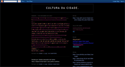 Desktop Screenshot of cidadeecultura.blogspot.com