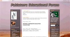 Desktop Screenshot of pk-edu-forum.blogspot.com