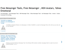 Tablet Screenshot of freemessengertools.blogspot.com