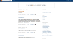 Desktop Screenshot of printerresources.blogspot.com