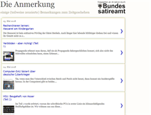 Tablet Screenshot of die-anmerkung.blogspot.com