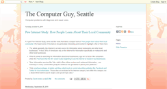 Desktop Screenshot of computerguyseattle.blogspot.com