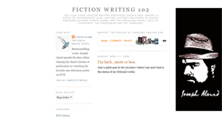 Desktop Screenshot of fictionwriting102.blogspot.com