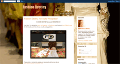 Desktop Screenshot of fashiondestiny.blogspot.com