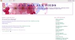 Desktop Screenshot of jaimalauxpieds.blogspot.com