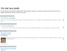 Tablet Screenshot of jaimalauxpieds.blogspot.com