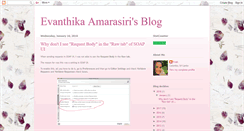 Desktop Screenshot of evanthika.blogspot.com