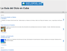 Tablet Screenshot of guiaociocuba.blogspot.com