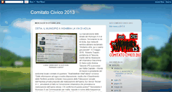 Desktop Screenshot of comitatocivico2013.blogspot.com