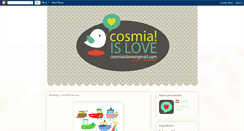 Desktop Screenshot of cosmiaislove.blogspot.com