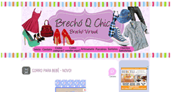 Desktop Screenshot of brechoqchic.blogspot.com
