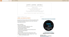 Desktop Screenshot of antianneahira.blogspot.com